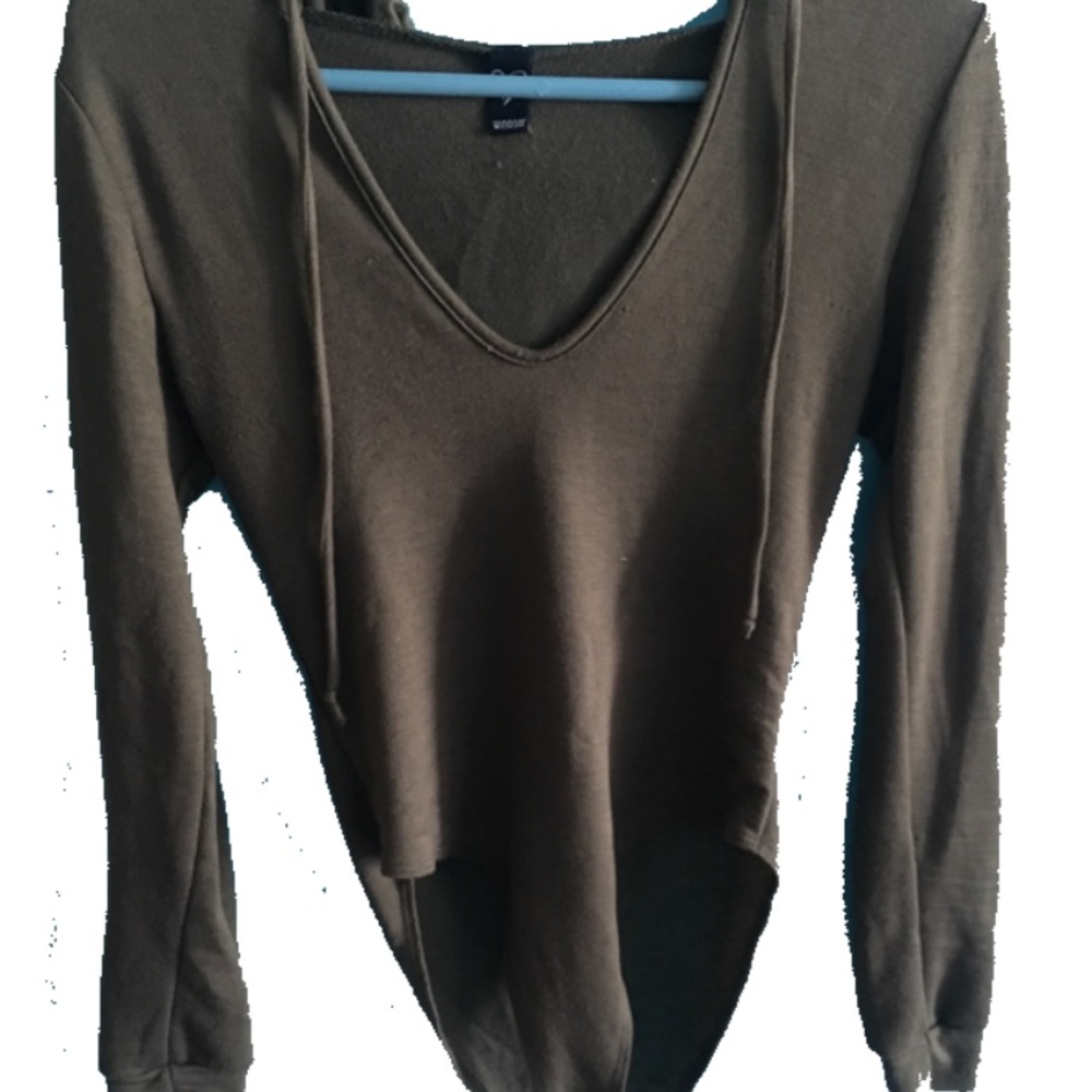 Long Sleeve Hooded Bodysuit